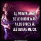 Al primer amor...