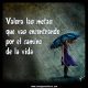 Valora las metas