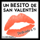 Un besito de San Valentín