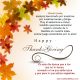 Oración de Thanksgiving (Día de acción de Gracias)