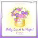 Feliz Día de la Mujer - montón de flores