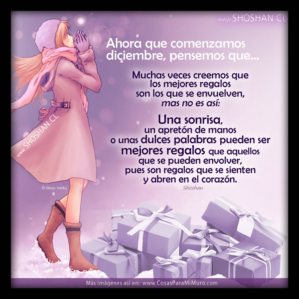 Un pensamiento para el mes de diciembre - Cosas para mi muro Un pensamiento para el mes de diciembre - Cosas para mi muro