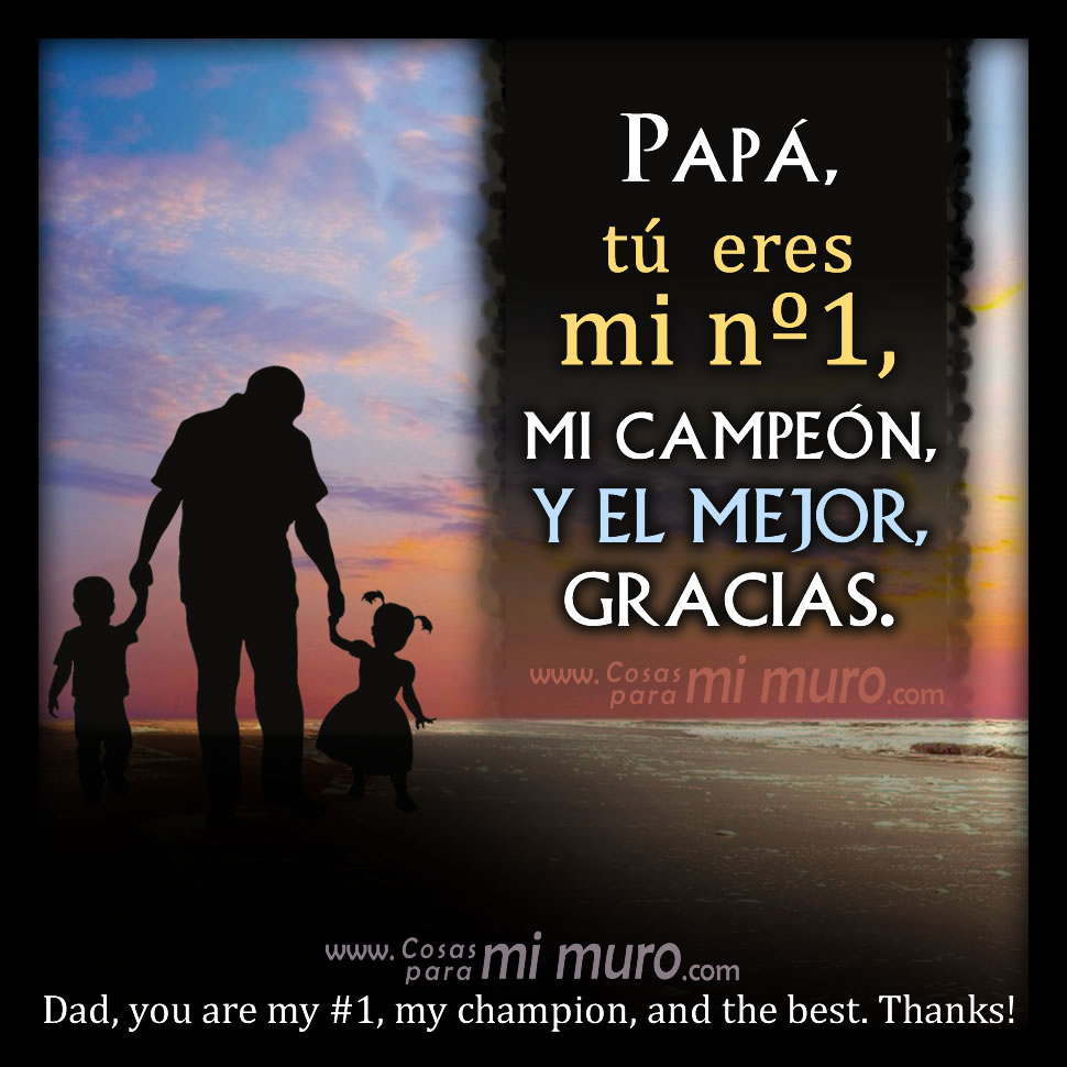 Imagen para el papá del mundo - para mi muro