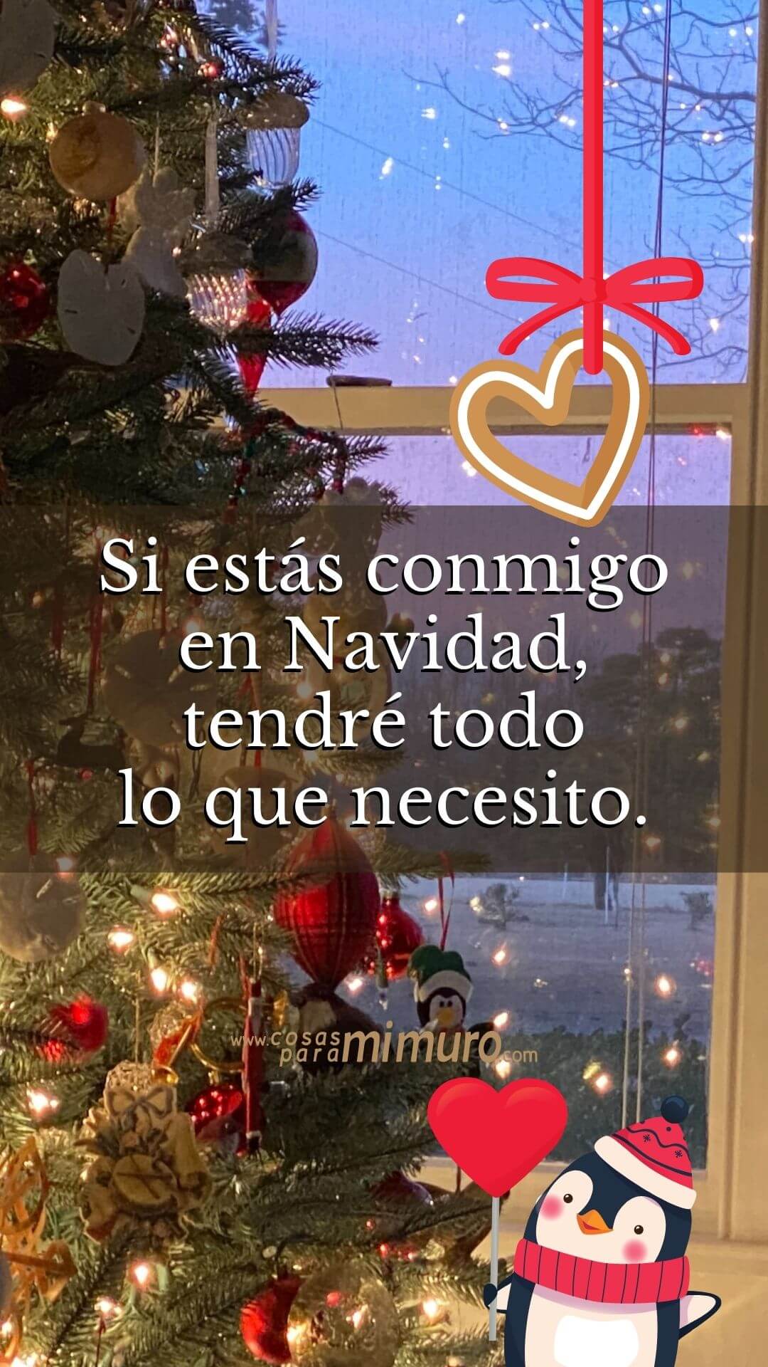 Si estás conmigo en Navidad, tendré todo lo que necesito