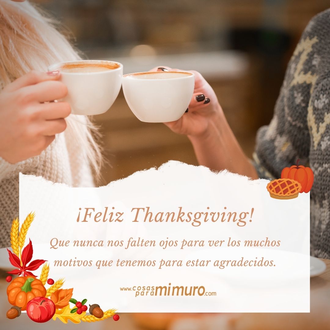 Thanksgiving: Motivos de agradecimiento