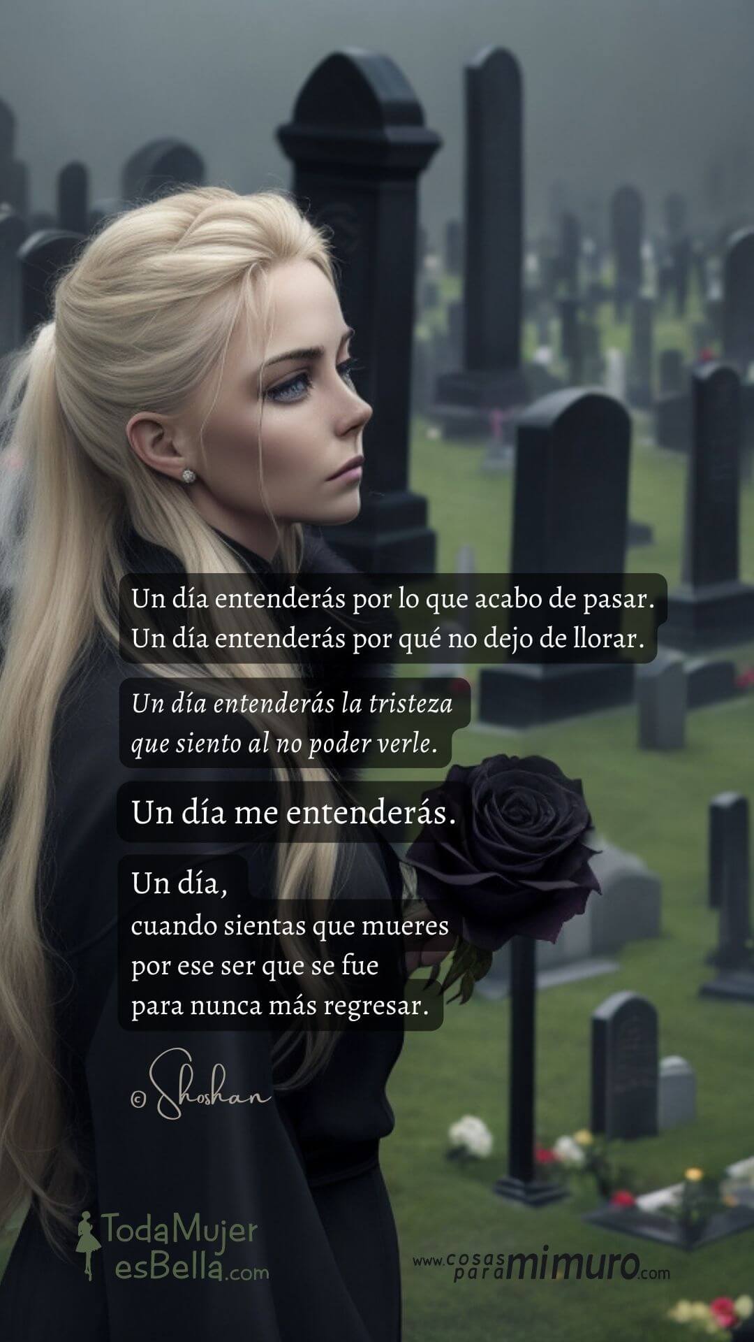 Un día entenderás por qué esta muerte me duele tanto